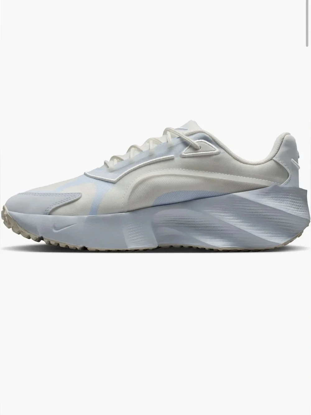 Nike Women's White and Light Blue Sneakers